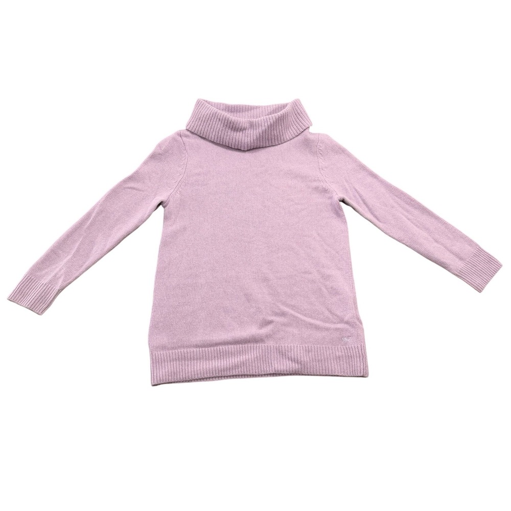 Vineyard Vines Cowl Neck Sweater Womens Medium Lavender Lambswool Cashmere Knit